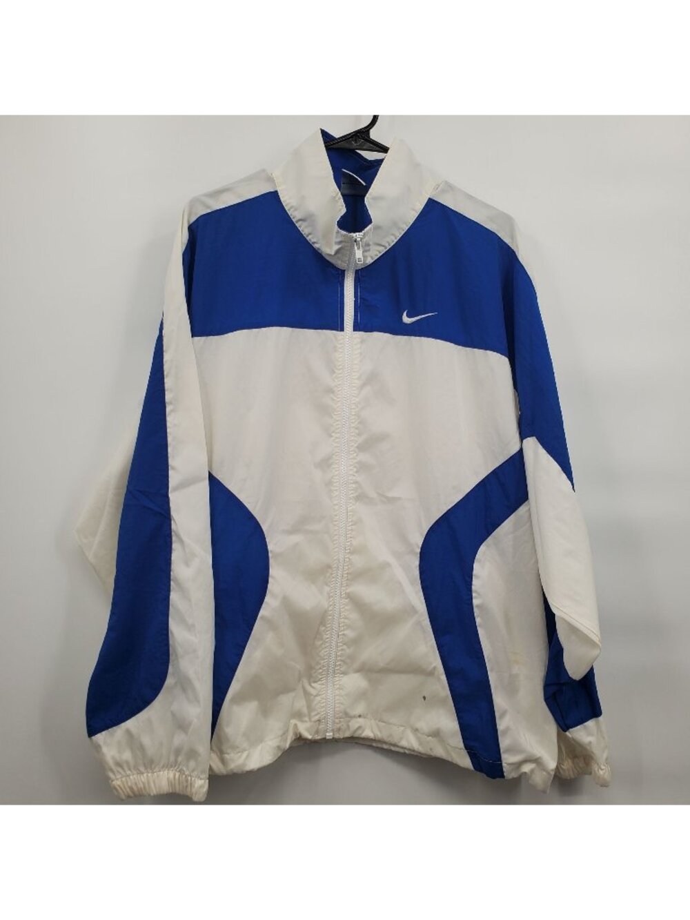 Nike VINTAGE Full Zip Long Sleeve Windbreaker Jacket Men Size Large Colorblock